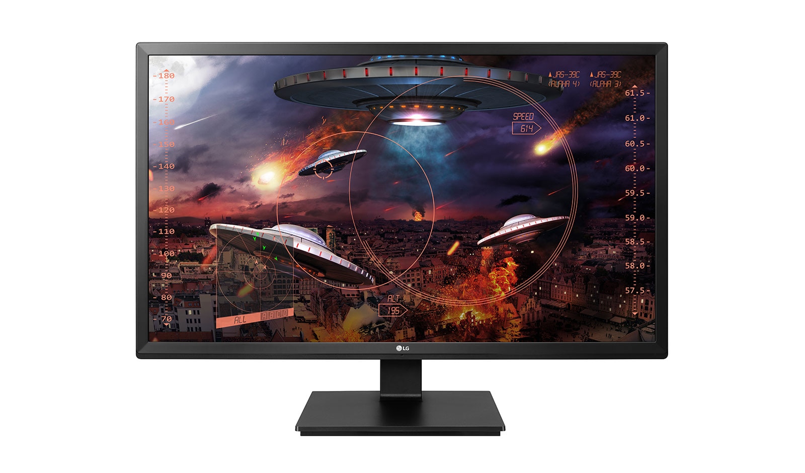 4K IPS LED UltraHD monitor 27UD59P - widok z przodu
