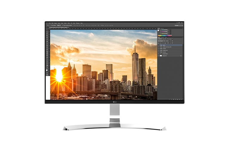 27” 4K IPS LED UltraHD monitor  27UD88-W - widok z przodu