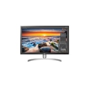 27” monitor 4K z HDR  27UK850-W - widok z przodu