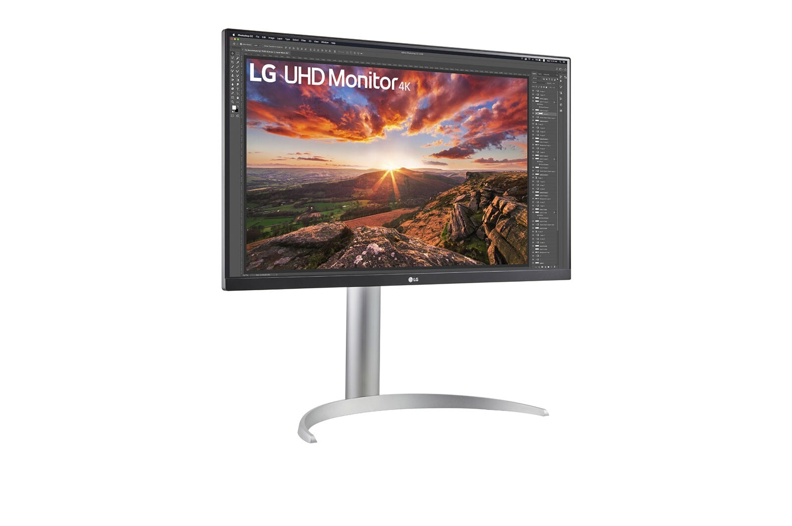 LG Monitor LG 27” UHD 4K, IPS, USB-C, VESA DisplayHDR™ 400 z wbudowanymi głośnikami, 27UP850N-W