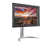 LG Monitor LG 27” UHD 4K, IPS, USB-C, VESA DisplayHDR™ 400 z wbudowanymi głośnikami, 27UP85NP-W