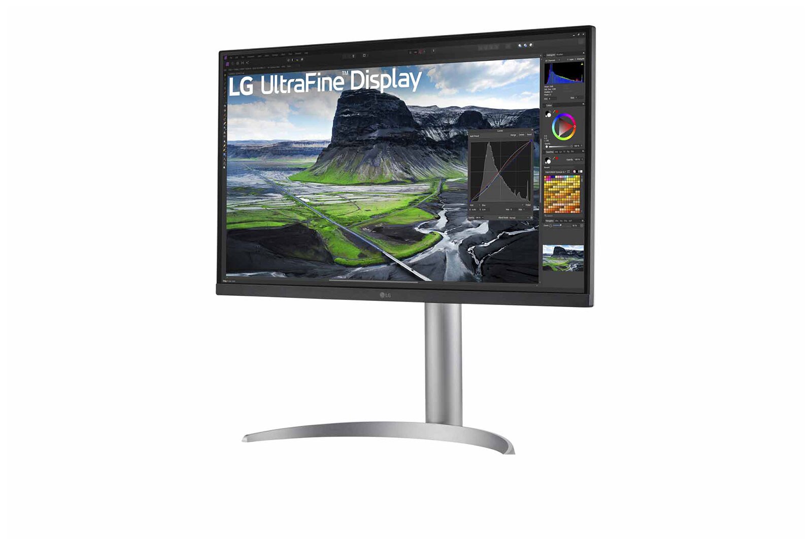 LG Monitor UHD 4K Nano IPS Black o przekątnej ekranu 27” ze współczynnikiem kontrastu 2000:1, 27UQ850-W