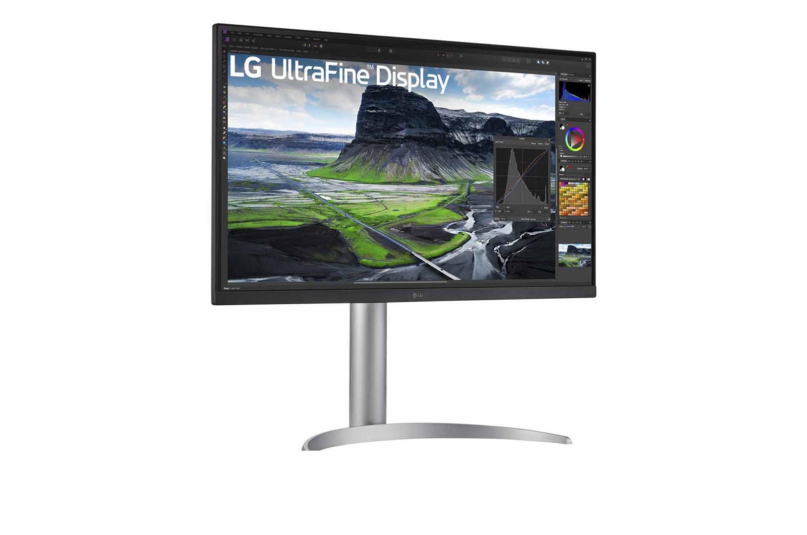 LG Monitor UHD 4K Nano IPS Black o przekątnej ekranu 27” ze współczynnikiem kontrastu 2000:1, 27UQ850-W