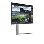 LG Monitor UHD 4K Nano IPS Black o przekątnej ekranu 27” ze współczynnikiem kontrastu 2000:1, 27UQ850-W