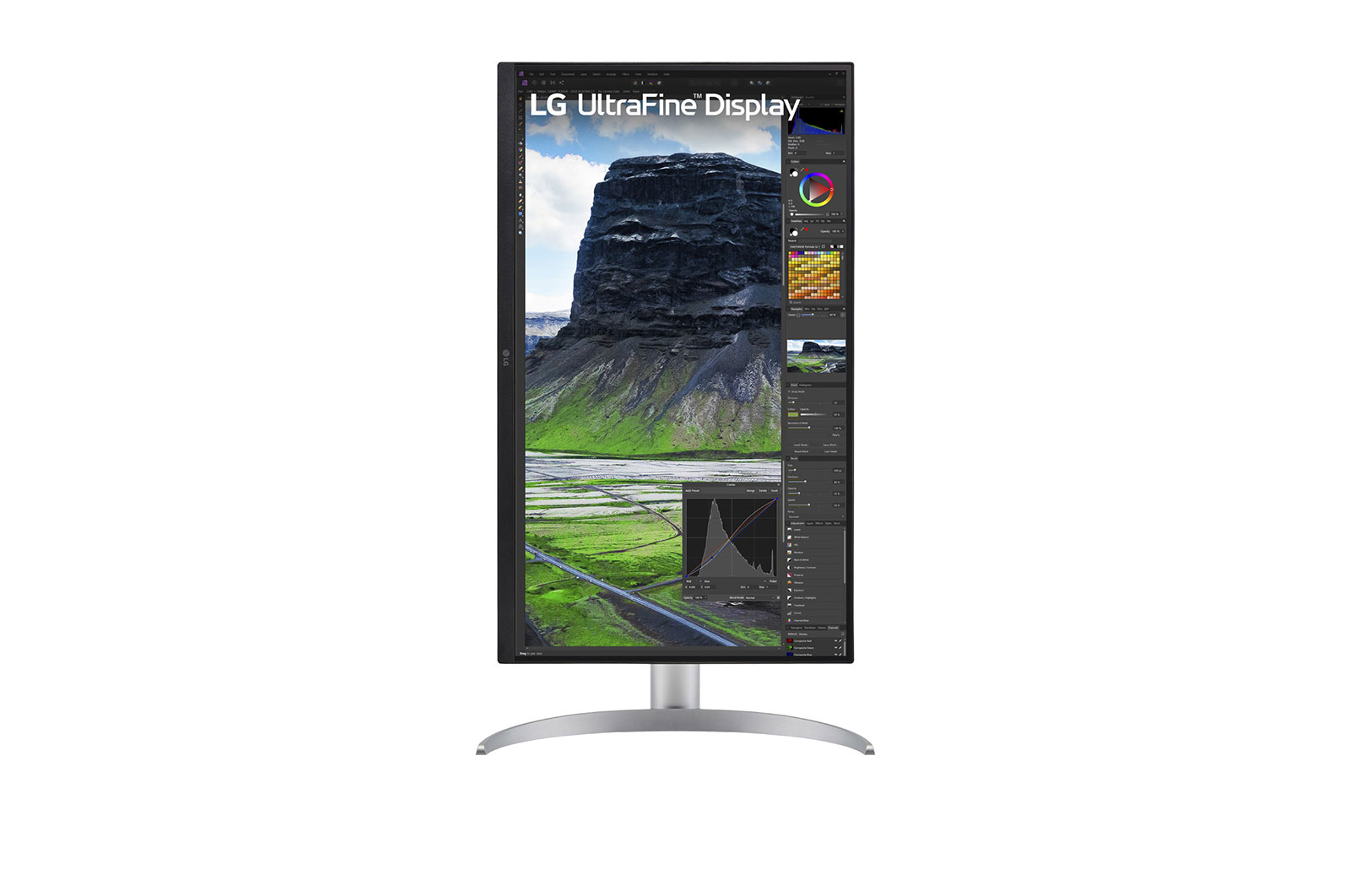 LG Monitor UHD 4K IPS Black o przekątnej ekranu 27” ze współczynnikiem kontrastu 2000:1, 27UQ850V-W
