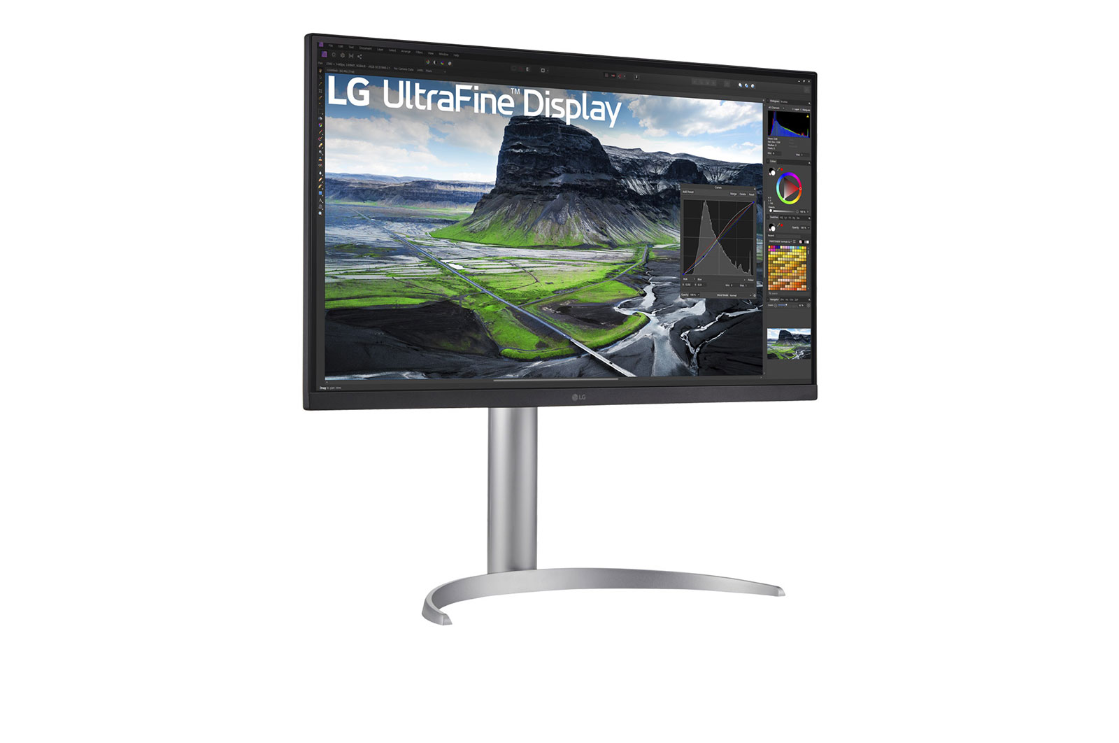 LG Monitor UHD 4K IPS Black o przekątnej ekranu 27” ze współczynnikiem kontrastu 2000:1, 27UQ850V-W