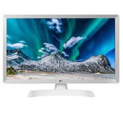 Monitor LG 27,5” Multimedialne Z TV VA HD 28TL510S 28TL510S-WZ - widok z przodu