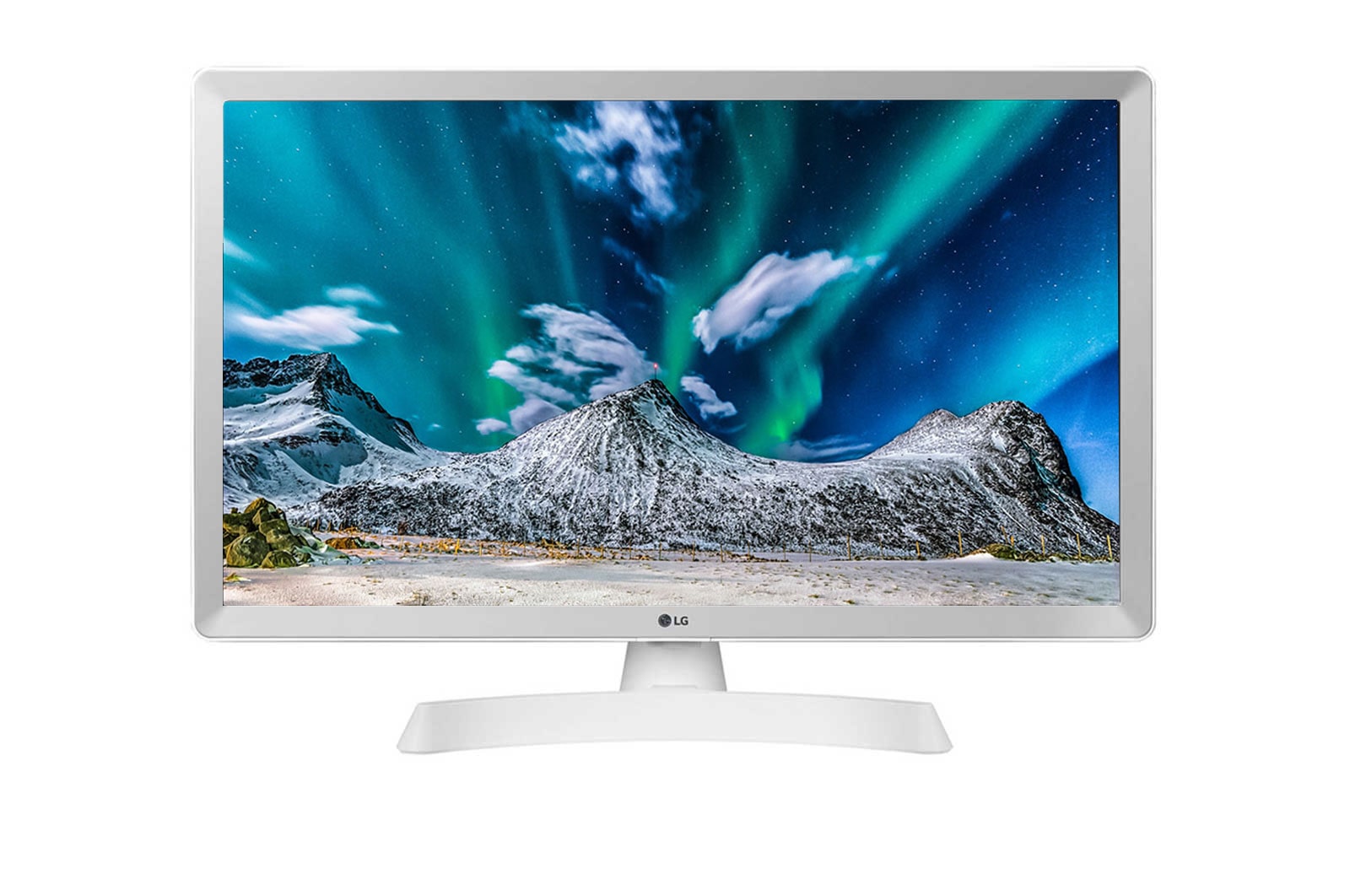 Monitor LG 27,5” Multimedialne Z TV VA HD 28TL510S 28TL510S-WZ - widok z przodu