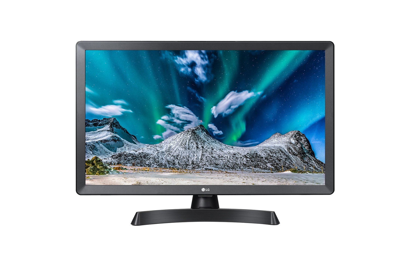 Monitor LG 27,5” HD Multimedialne Z TV VA 28TL510V-PZ 28TL510V-PZ - widok z przodu