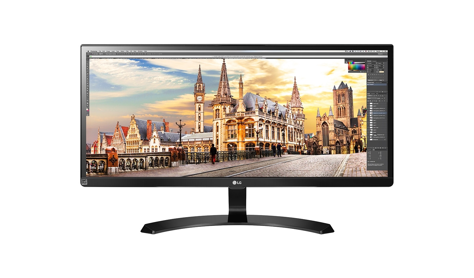 29&#34; UltraPanoramiczny, LG LED, IPS 21:9 29UM59-P - widok z przodu