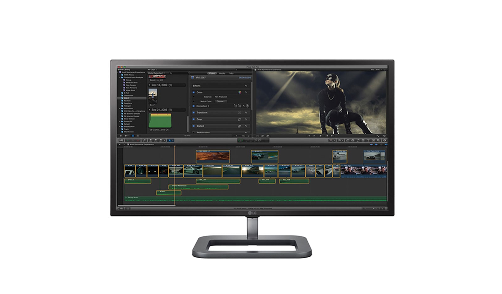 31&#34; 4K Monitor dla profesjonalistów 31MU97Z-B - widok z przodu