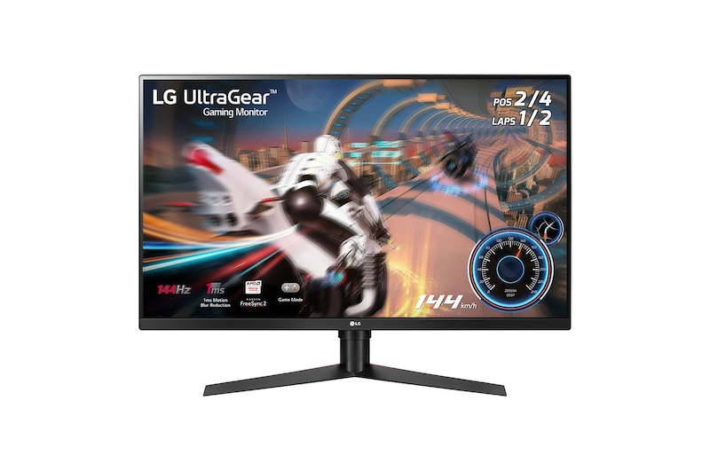 Front view of Monitor LG 31,5” QHD UltraGear™ VA 144Hz 32GK650F 32GK650F-B