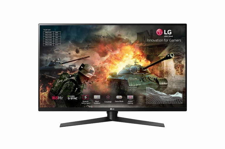 Monitor LG 31,5” UltraGear™ VA 165Hz 32GK850G 32GK850G-B - widok z przodu