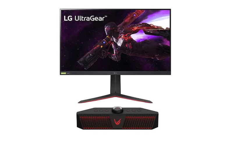 LG Zestaw gamingowy: Monitor LG UltraGear 32GP850 + Głośnik Gamingowy LG GP9, 32GP850GP9.BUNDLE
