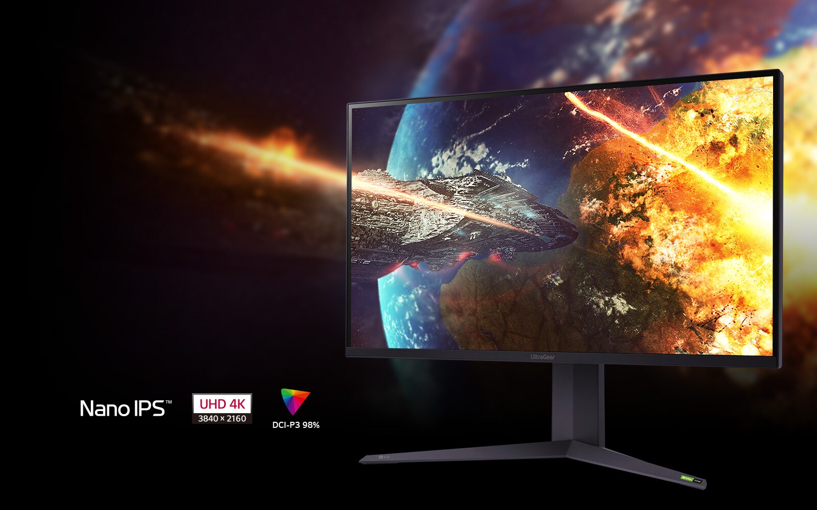 Monitor gamingowy UltraGear™ UHD 4K 32” z VESA DisplayHDR™ 1000