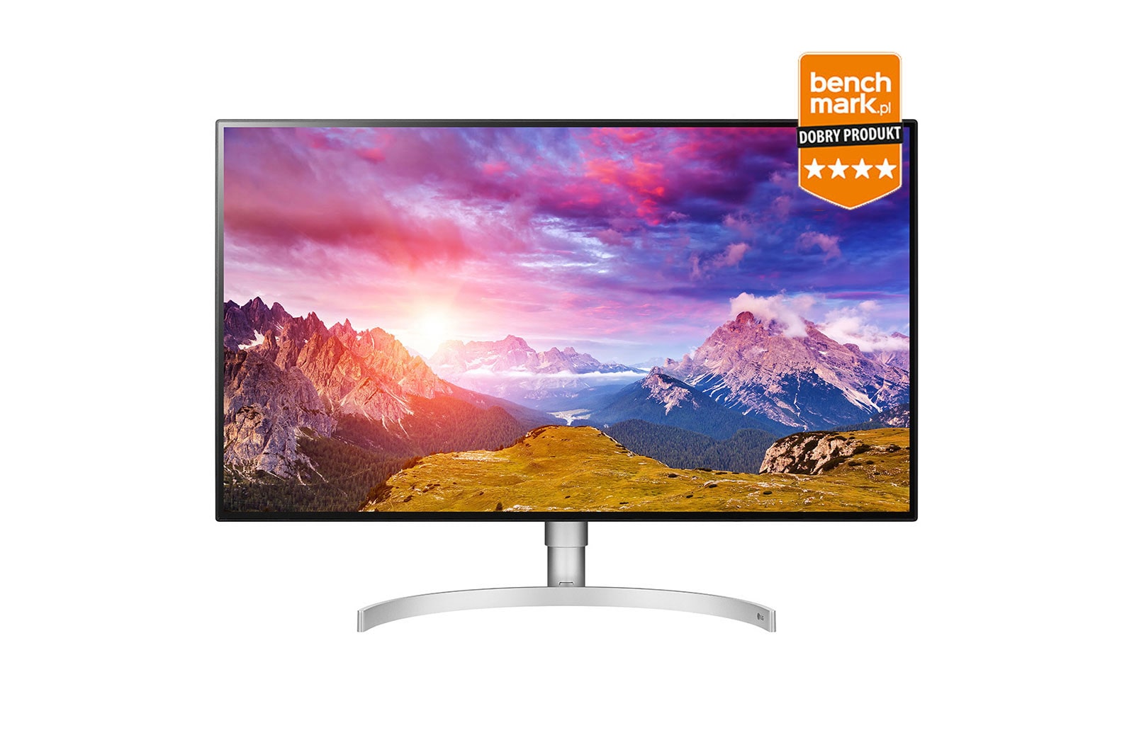 Monitor LG 31,5” UHD 4K Thunderbolt™ Nano IPS 32UL950-W 32UL950-W - widok z przodu