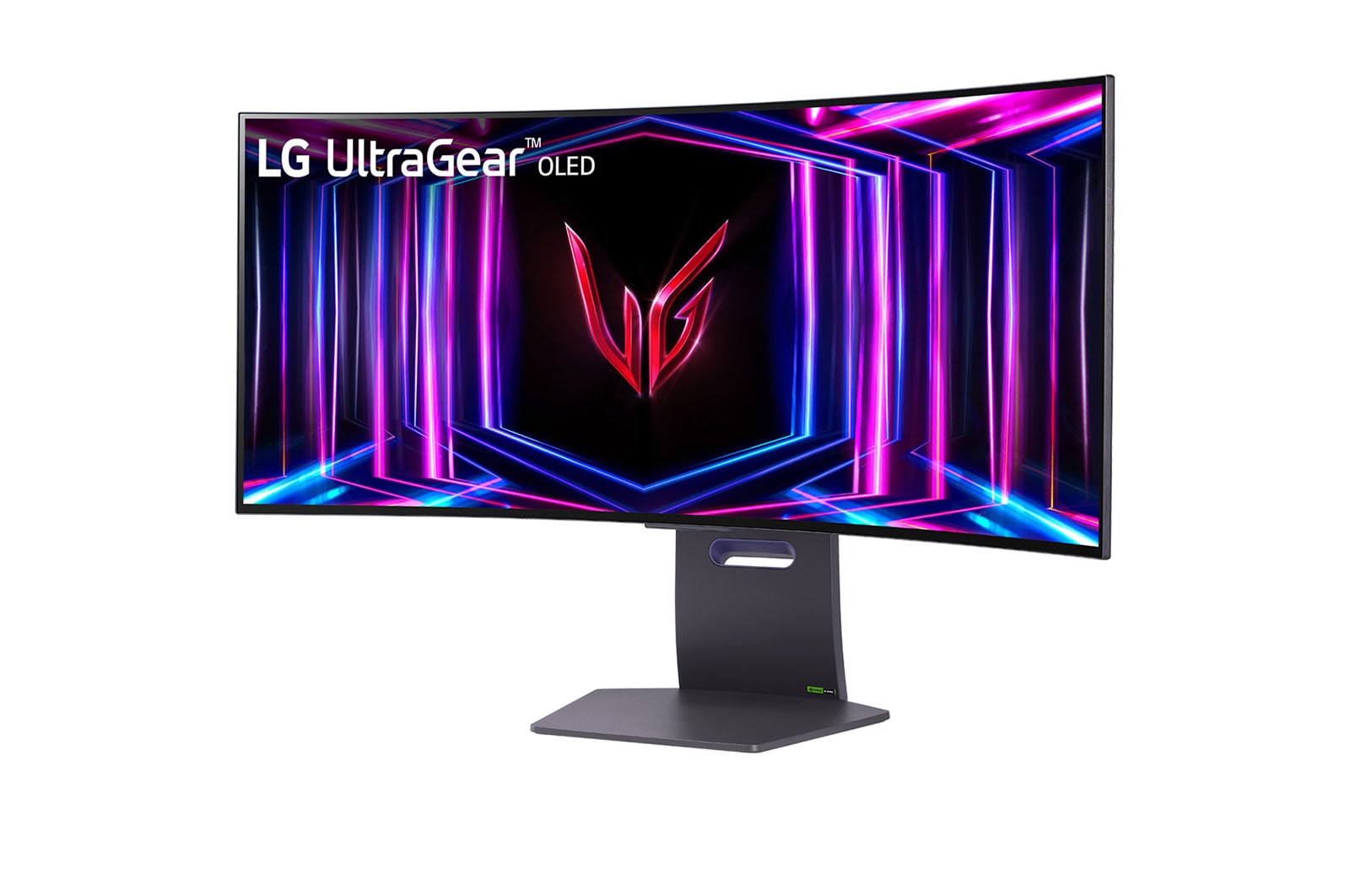 LG Zakrzywiony monitor gamingowy 34'' UltraGear™ 21:9 Ultra-WQHD z częstotliwością odświeżania 240 Hz i czasem reakcji 0,03 ms (GtG), DisplayHDR True Black 400, 34GS95QE-B