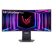 LG Zakrzywiony monitor gamingowy 34'' UltraGear™ 21:9 Ultra-WQHD z częstotliwością odświeżania 240 Hz i czasem reakcji 0,03 ms (GtG), DisplayHDR True Black 400, 34GS95QE-B