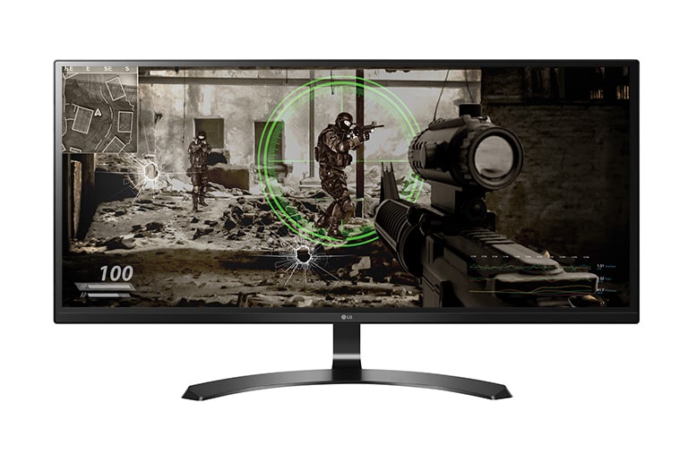 34&#34; UltraPanoramiczny, LG LED, IPS 21:9 34UM59-P - widok z przodu