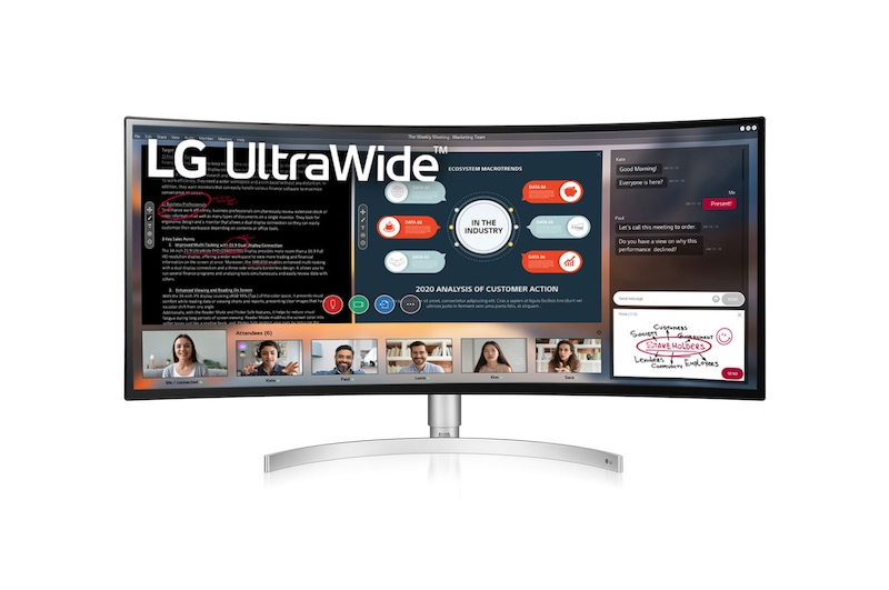 LG Monitor LG 34” UltraGear™ Nano IPS HDR 400 34WK95C, 34WK95C-W