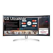 Monitor LG 34” UltraGear™ Nano IPS HDR 400 34WK95C 34WK95C-W - widok z przodu