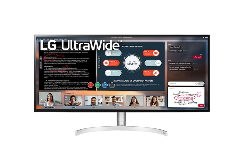 LG Monitor LG 34” UltraWide™ Nano IPS HDR 600 34WK95U, 34WK95U-W