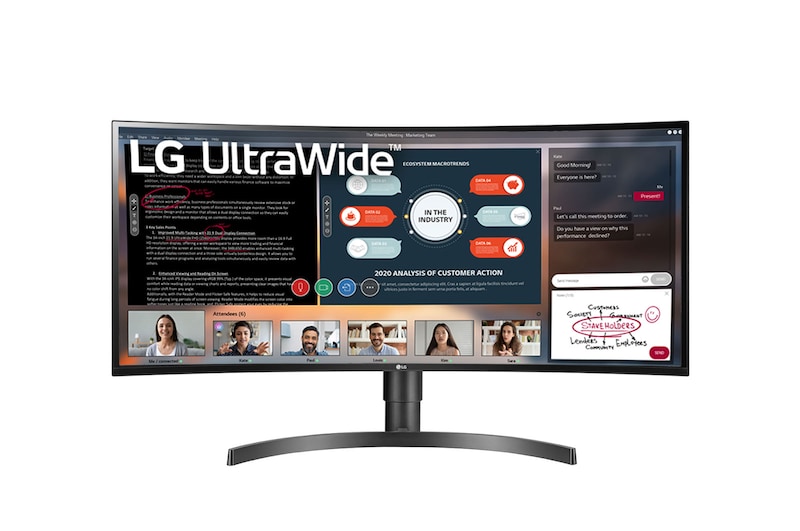 LG Monitor LG 34” UltraWide™ IPS 34WL85C, 34WL85C-B