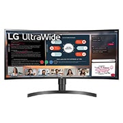 Monitor LG 34” UltraWide™ IPS 34WL85C 34WL85C-B - widok z przodu