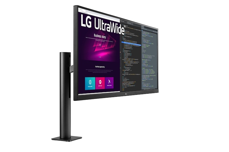 LG Monitor LG 34” UltraWide Ergo QHD IPS HDR z FreeSync™ i głośnikami 34WN780-B, 34WN780-B