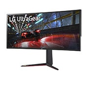 LG Monitor LG 38” Zakrzywiony UltraGear™, Nano IPS, WQHD+, 1ms, 160Hz(O/C), HDR 600 Monitor z G-SYNC® Compatibility 38GN950-B, 38GN950-B