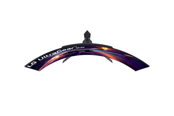 LG Zakrzywiony monitor gamingowy 45'' UltraGear™ OLED WQHD z częstotliwością odświeżania 240 Hz i czasem reakcji 0,03 ms (GtG), 45GR95QE-B