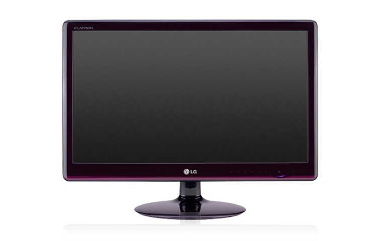 Monitor LED LCD firmy LG, seria E50 E2250V-PN - widok z przodu