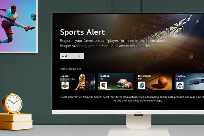 webOS 23 –Sport.