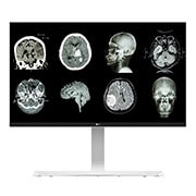 27” Medyczny monitor przeglądowy LG 8MP 27HJ712C-W - widok z przodu