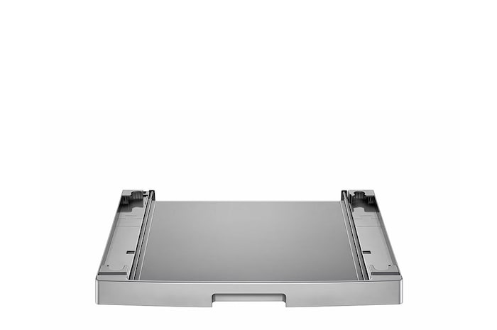 Srebrny łącznik pralki z suszarką, z wysuwaną półką - AGF30790695