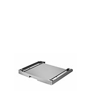 Srebrny łącznik pralki z suszarką, z wysuwaną półką - AGF30790695