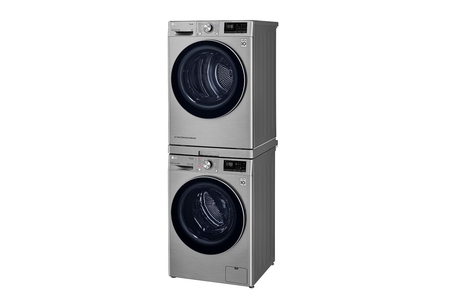 LG Srebrny łącznik pralki z suszarką z wysuwaną półką - DSKSS, DSKSS