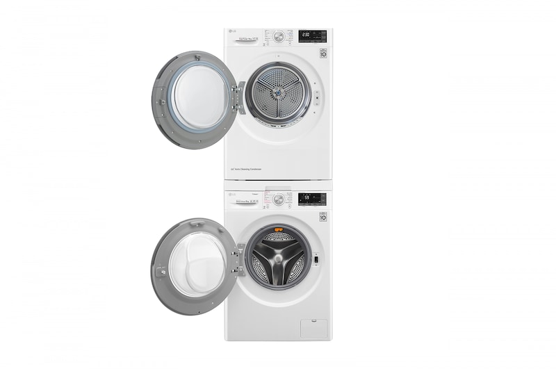 LG Biały łącznik pralki z suszarką z wysuwaną półką - DSTWH, DSTWH