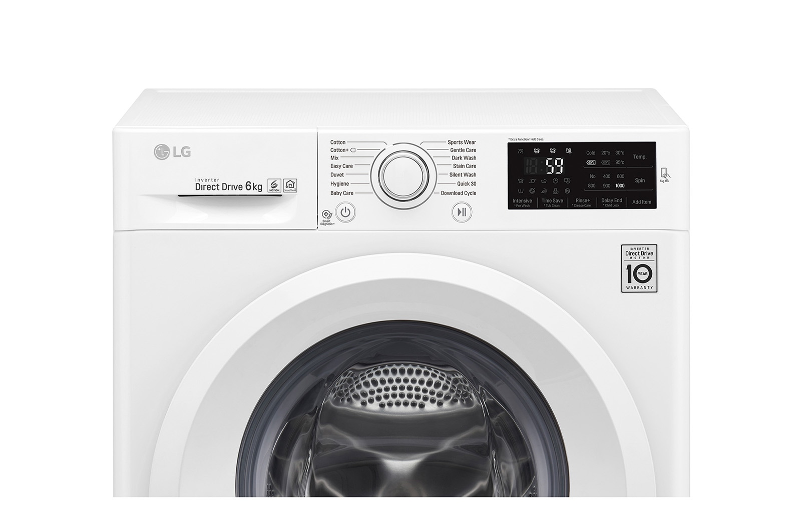 LG Pralka LG C5 slim 6kg 1000rpm F0J5NN3W, F0J5NN3W