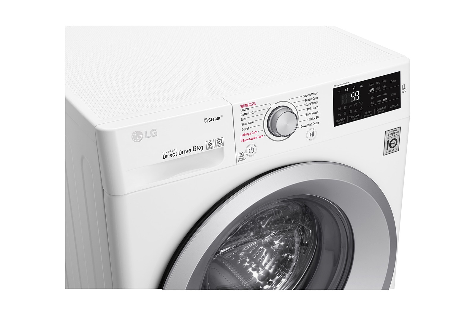 LG Pralka LG  C5 slim 6kg 1000rpm F0J5NY4W, F0J5NY4W