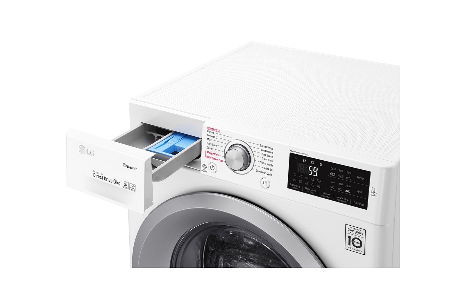 LG Pralka LG  C5 slim 6kg 1000rpm F0J5NY4W, F0J5NY4W