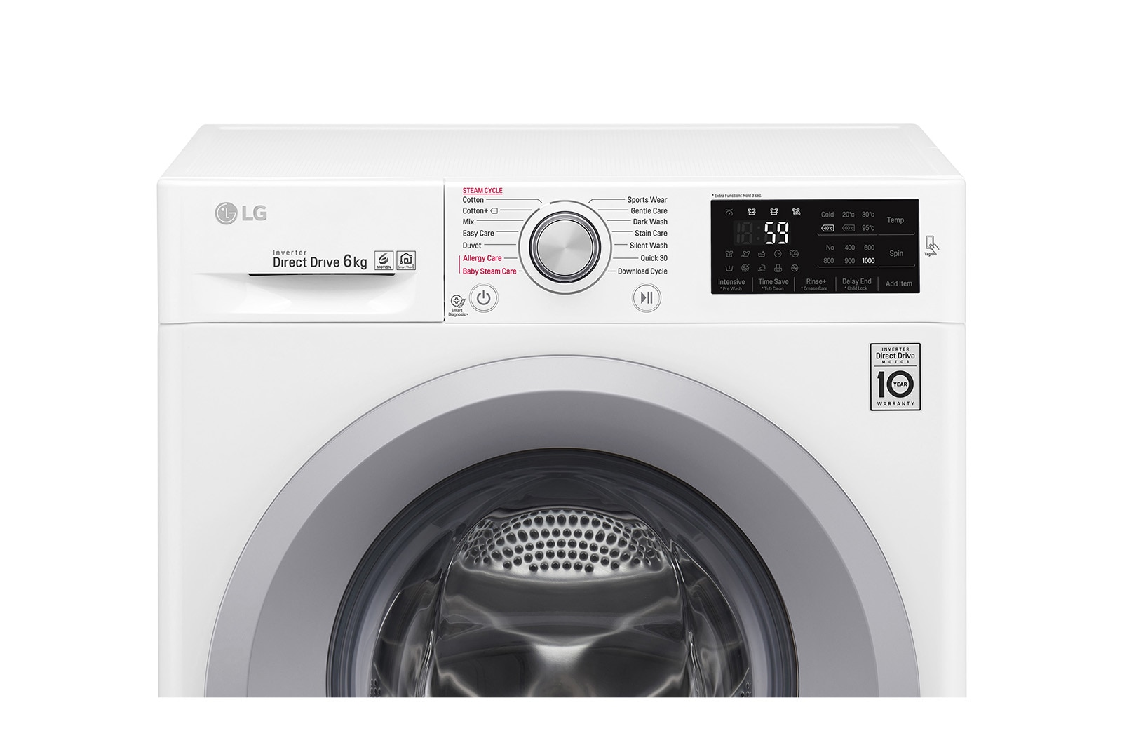 LG Pralka LG  C5 slim 6kg 1000rpm F0J5NY4W, F0J5NY4W