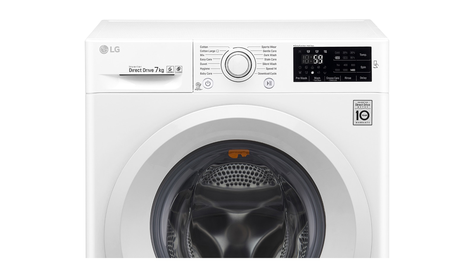 LG Pralka LG  C5 7kg 1000rpm F0J5QN3W, F0J5QN3W