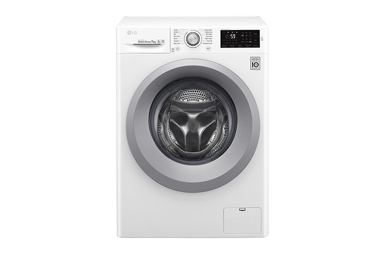 Pralka LG  C5 7kg 1000rpm F0J5QN4W F0J5QN4W - widok z przodu