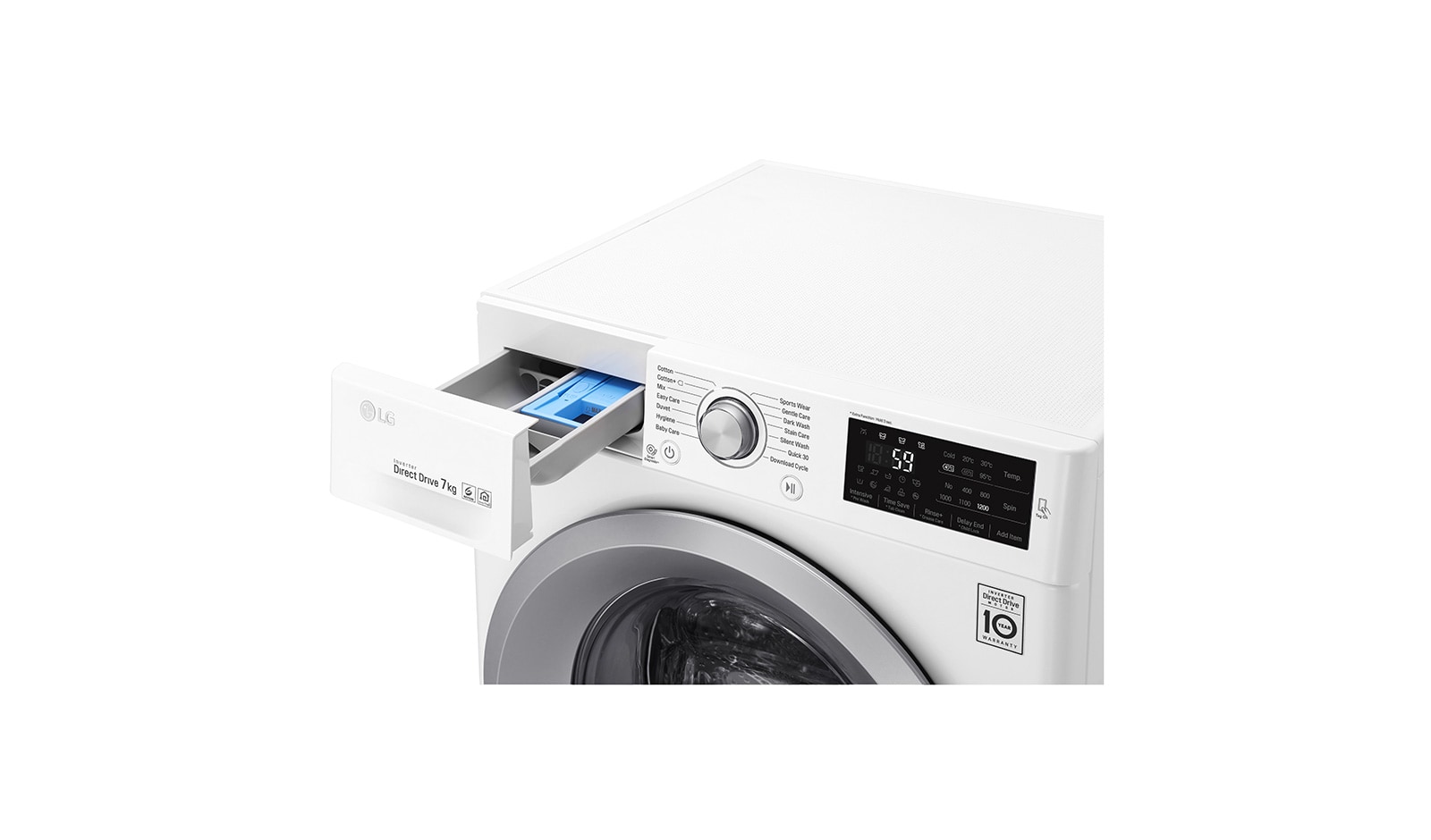 LG Pralka LG  C5 7kg 1000rpm F0J5QN4W, F0J5QN4W
