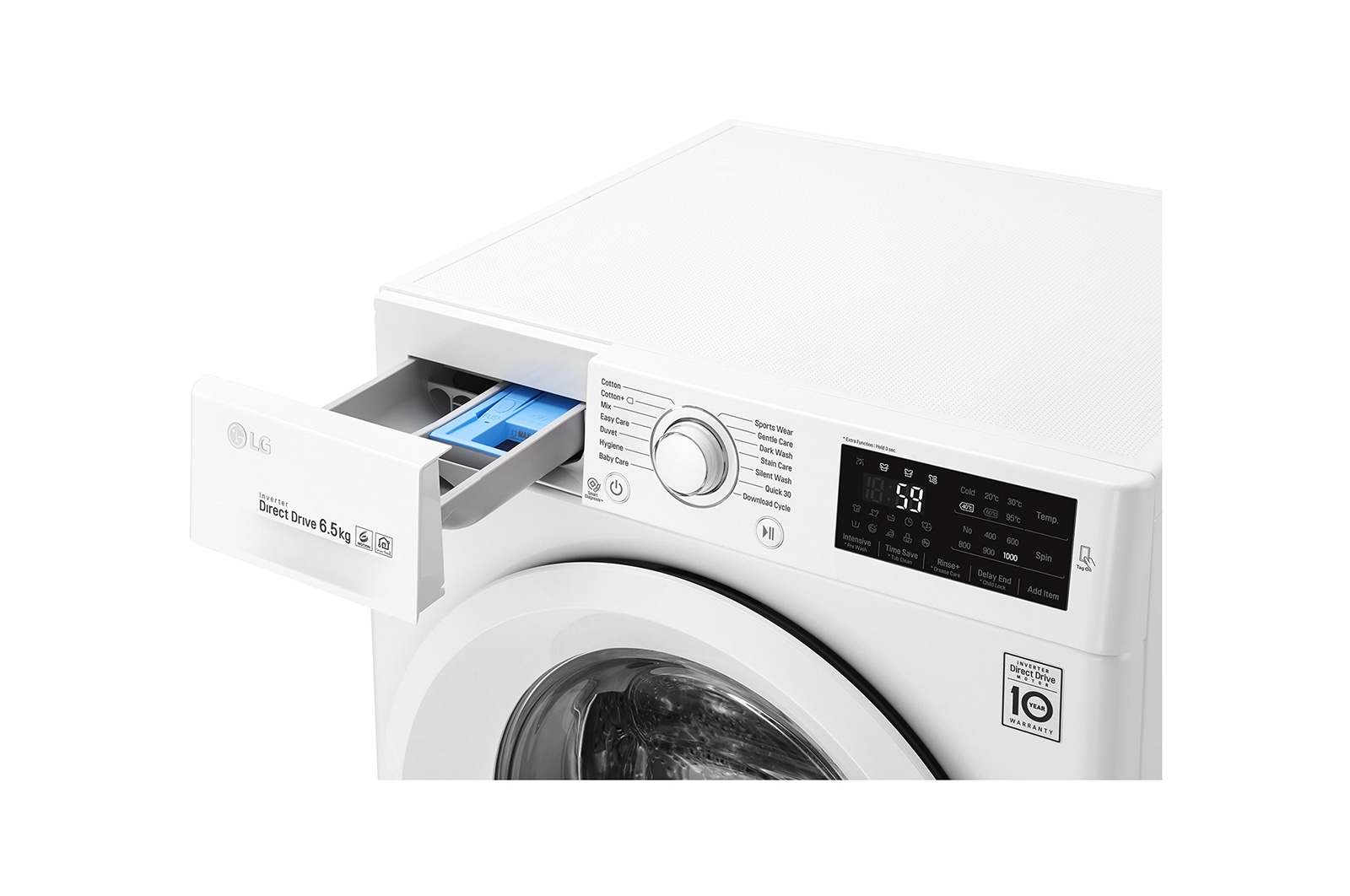 LG Pralka LG  C5 slim 6,5kg 1000rpm F0J5WN3W, F0J5WN3W
