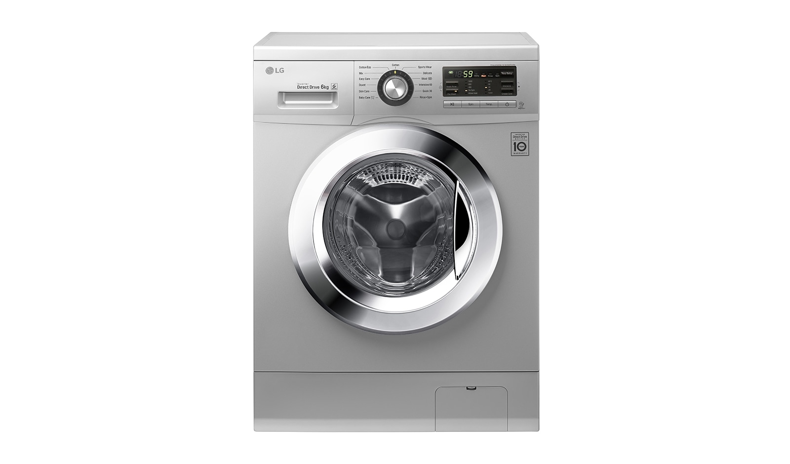 6 KG, SILNIK DIRECT DRIVE Z 10 LETNIĄ GWARANCJĄ, 6 MOTION, 1000 OBR., SMART DIAGNOSIS, 13 PROGRAMÓW F1096ND4 - widok z przodu