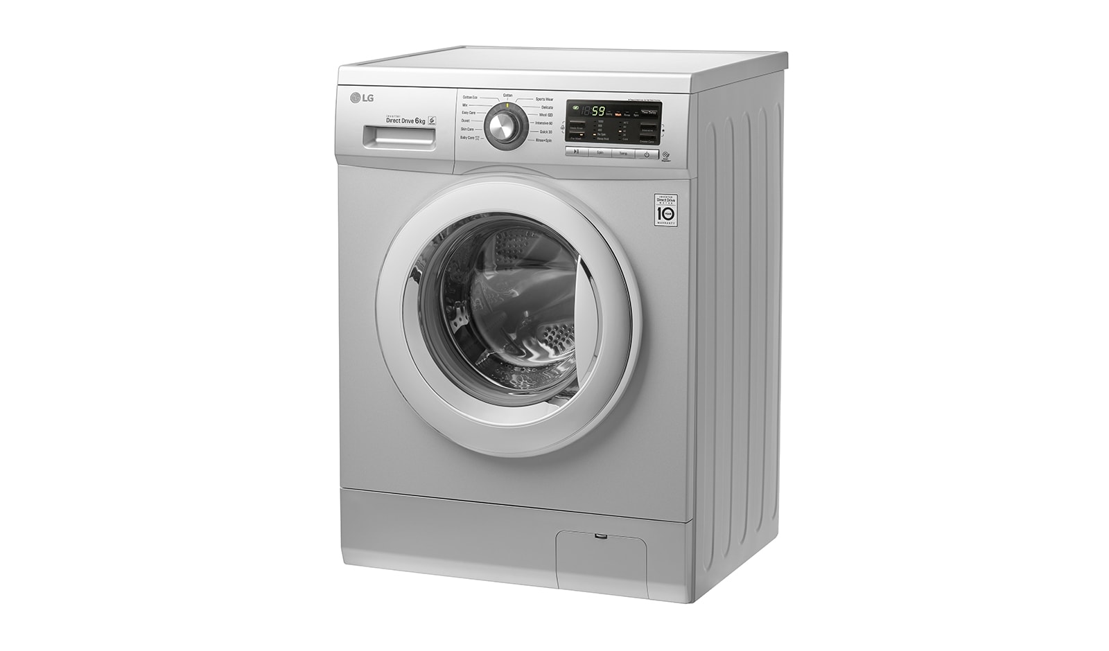 LG 6 KG, SILNIK DIRECT DRIVE Z 10 LETNIĄ GWARANCJĄ, 6 MOTION, 1000 OBR., SMART DIAGNOSIS, 13 PROGRAMÓW, F1096ND4