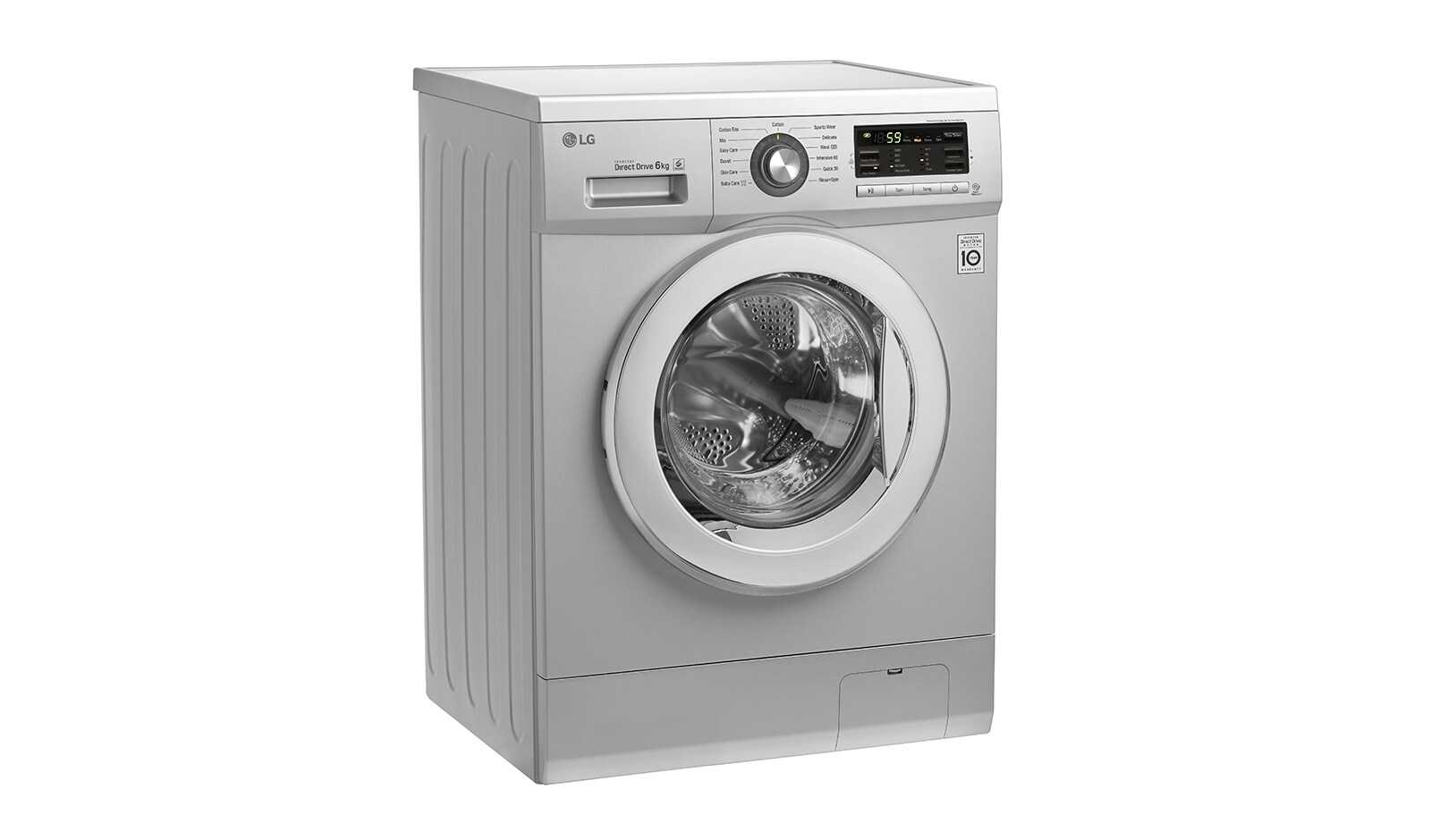 LG 6 KG, SILNIK DIRECT DRIVE Z 10 LETNIĄ GWARANCJĄ, 6 MOTION, 1000 OBR., SMART DIAGNOSIS, 13 PROGRAMÓW, F1096ND4