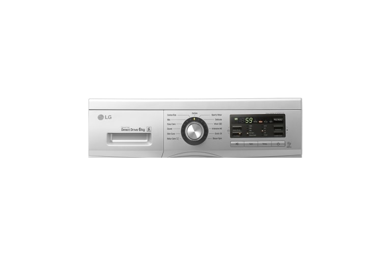 LG 6 KG, SILNIK DIRECT DRIVE Z 10 LETNIĄ GWARANCJĄ, 6 MOTION, 1000 OBR., SMART DIAGNOSIS, 13 PROGRAMÓW, F1096ND4